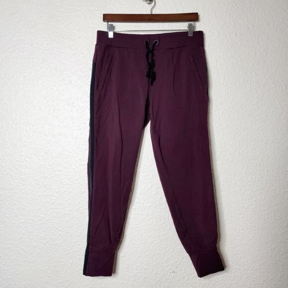 Athleta Pants - Athleta Metro Track Jogger Pants in Aubergine Size Medium